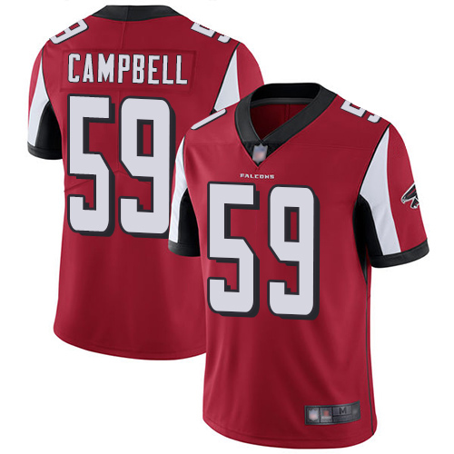 Atlanta Falcons Limited Red Men De Vondre Campbell Home Jersey NFL Football #59 Vapor Untouchable